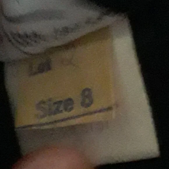 Vintage Karen Lawrence by Matthew lovely crinkle blk and purple puffy top size 8 - Picture 3 of 13